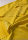 Плательная креповая шерсть с эластаном ярко-желтая